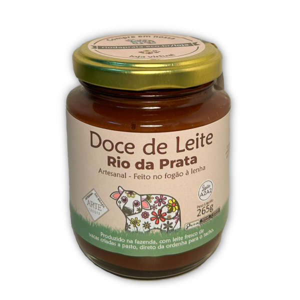 Doce de Leite Artesanal Pequeno (peso líquido 265 gramas)
