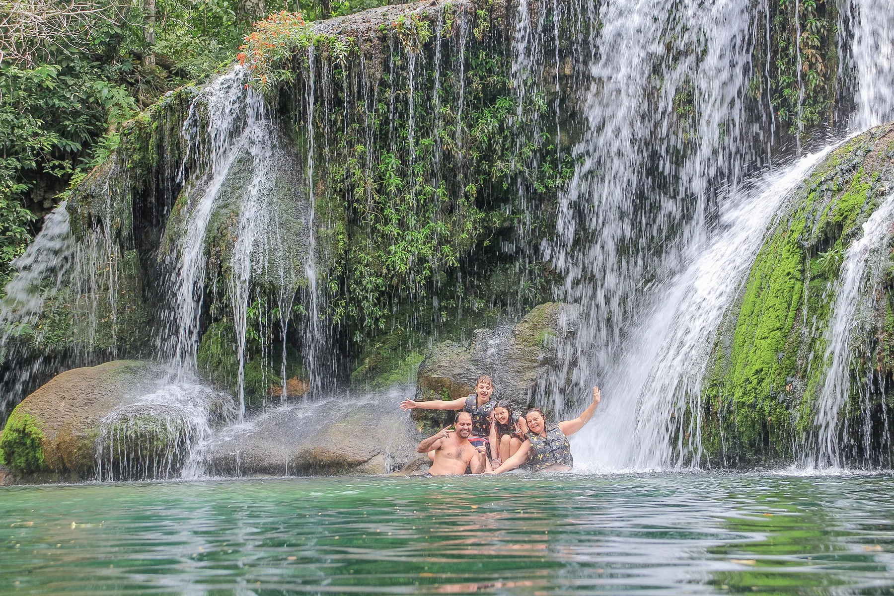 Cachoeira na Estância Mimosa