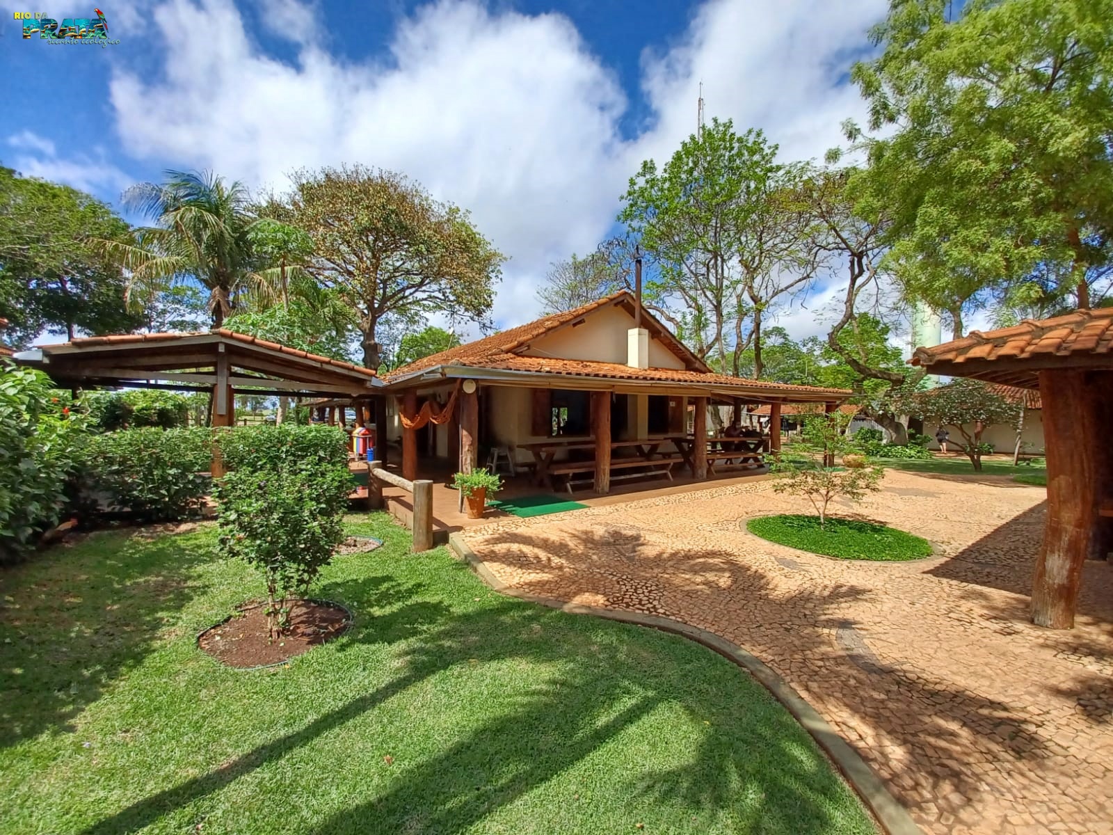 Sede e jardins da fazenda · Rio da Prata Sede e jardins da fazenda — Rio da Prata.