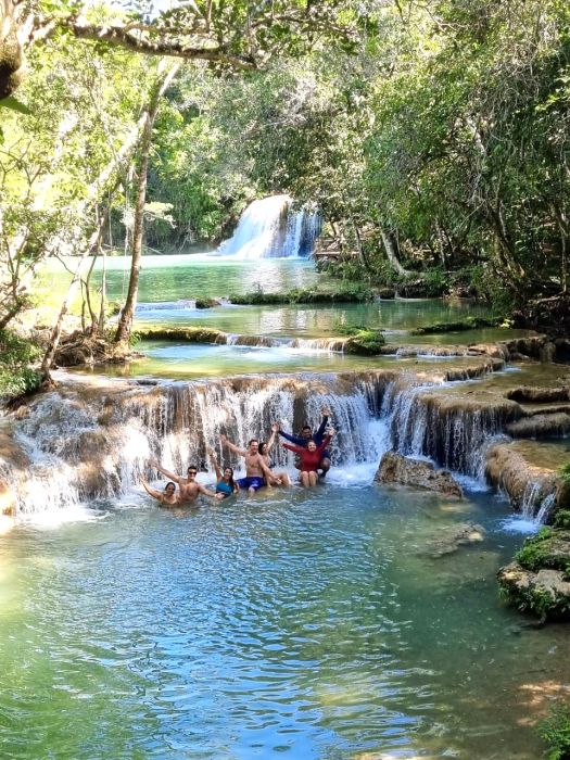 O passeio de cachoeiras aqui na Estância Mimosa é a oportunidade perfeita para criar memórias inesquecíveis 